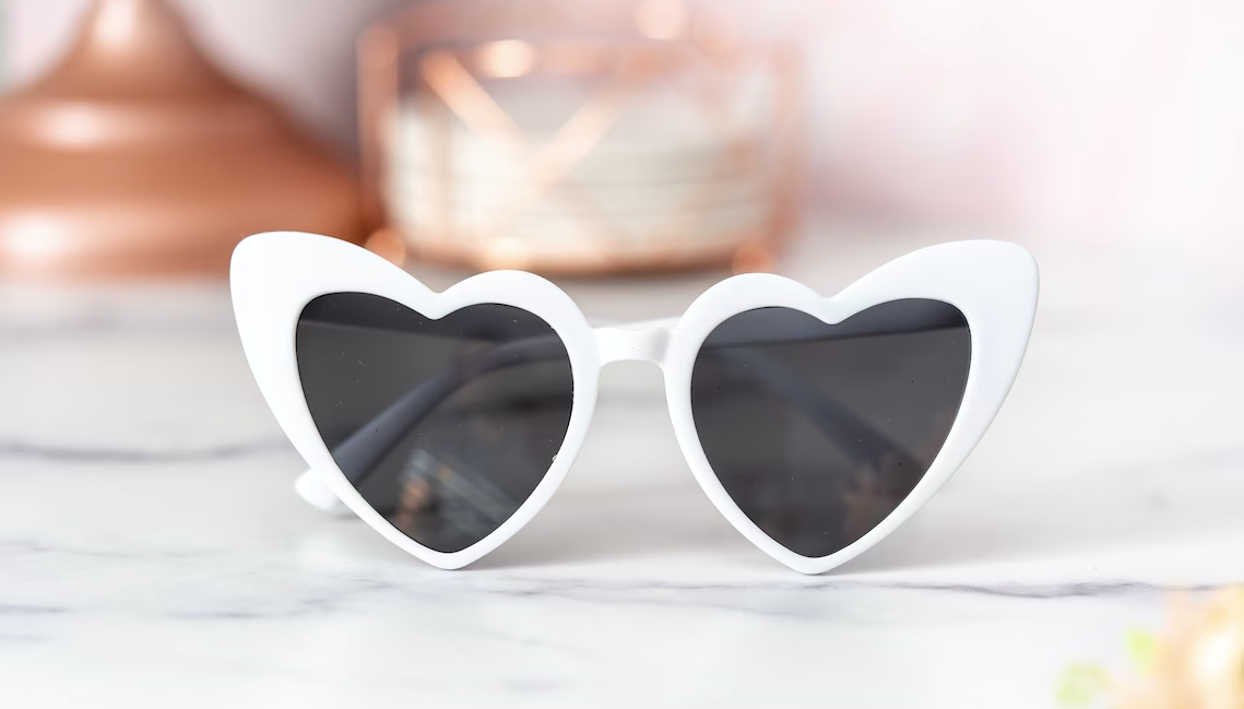 Personalized Heart Shaped Sunglasses